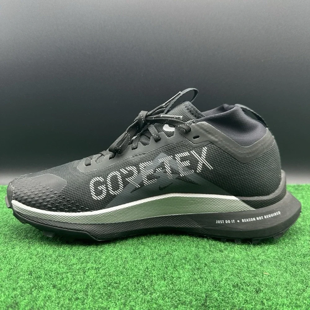 Women's 8.5 - Nike Pegasus Trail 4 GORE-TEX Running Black Grey DJ7929-001 - Picture 3 of 6